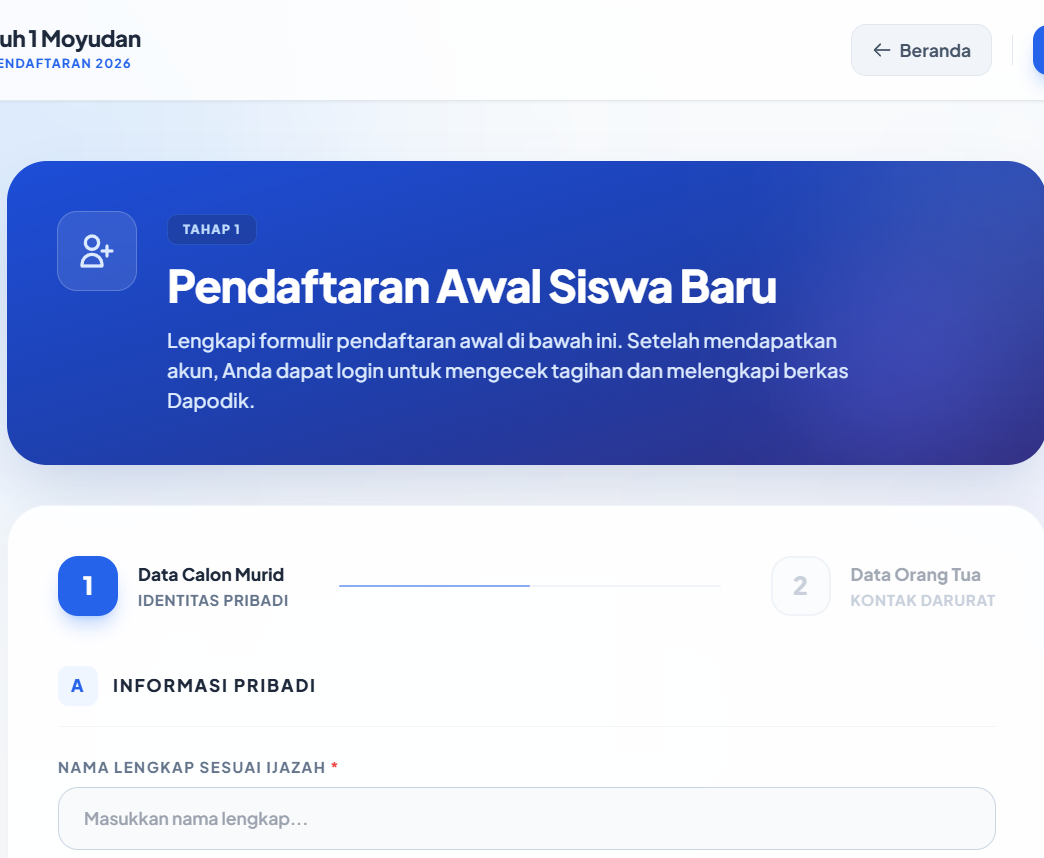 PPDB Portal